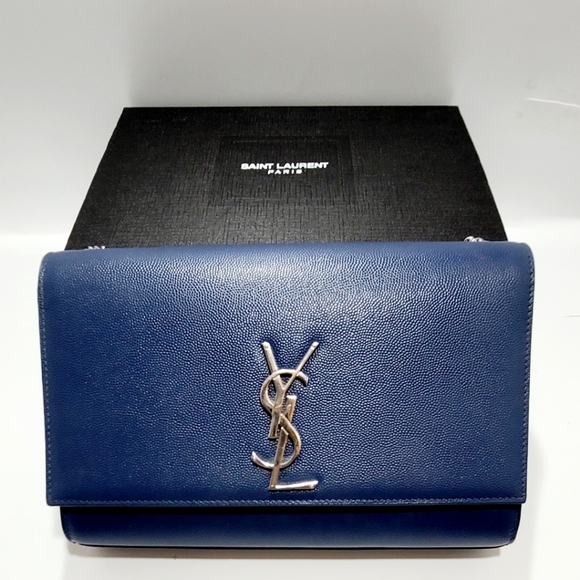 Yves Saint Laurent Handbags - Yves Saint Laurent Navy Crossbody Bag